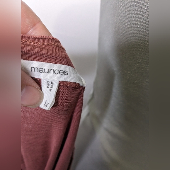 Maurice's scoop neck baby doll top 1X - Picture 8 of 11